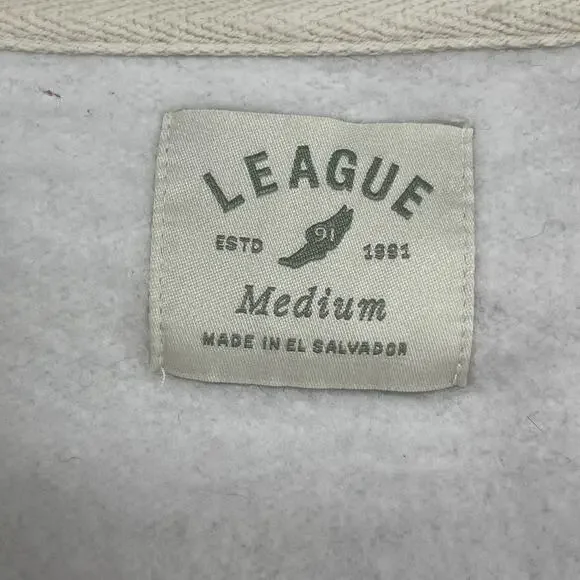 UNIVERSITY OF VERMONT Hoodie Womens M Catamounts Cropped Cutout Fleece Gray - Picture 4 of 15